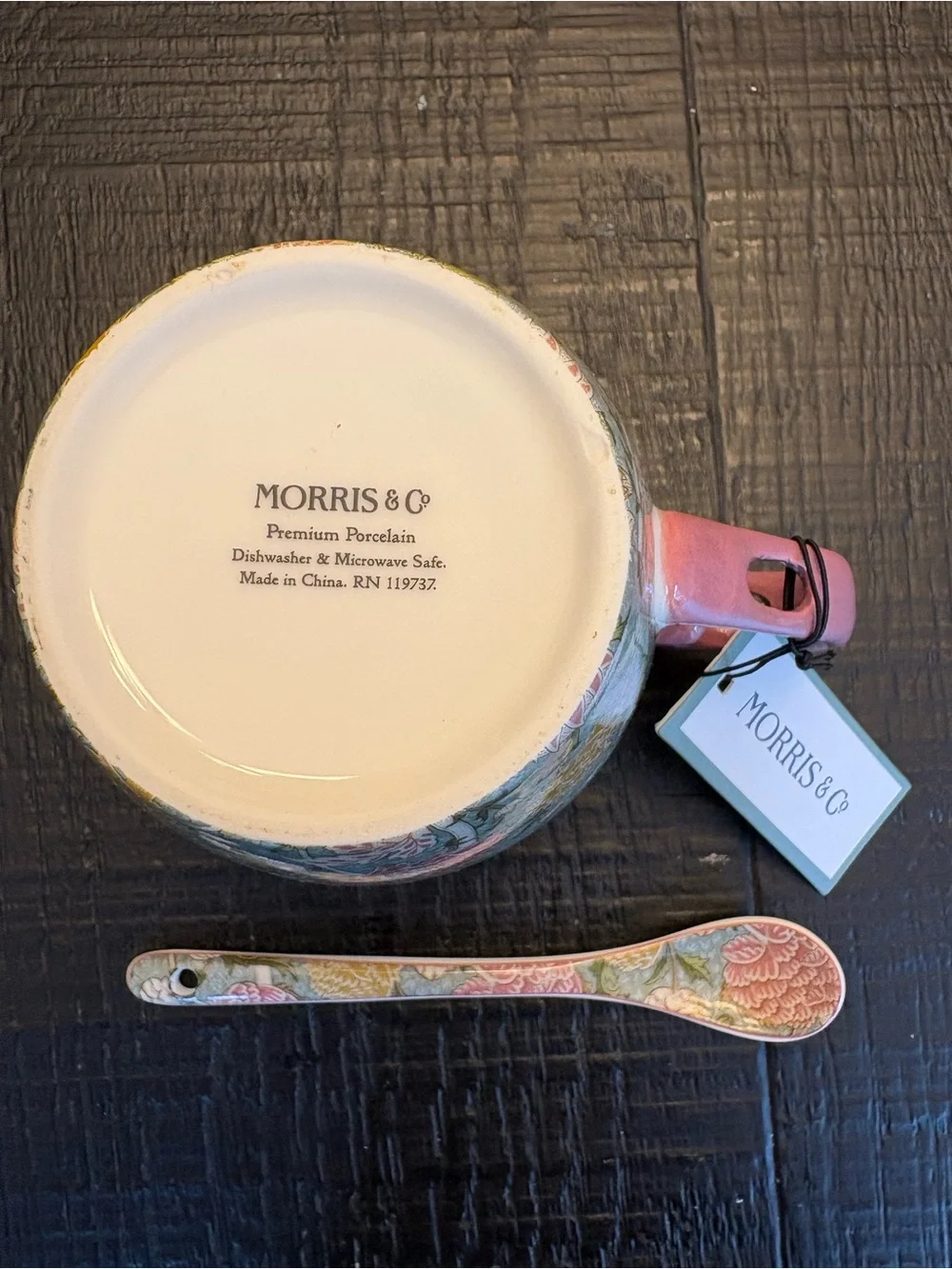 morris and co ceramic mug